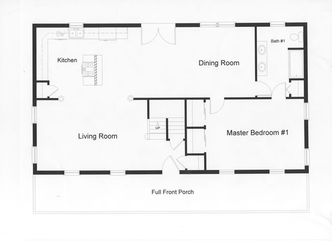 The wide open floor plan provides excellent space for entertaining and comfortable living. Double doors lead to the open rear deck overlooking the water of Sandy Hook Bay.